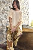 Lotus Oriental Wide Leg Pant Cedar